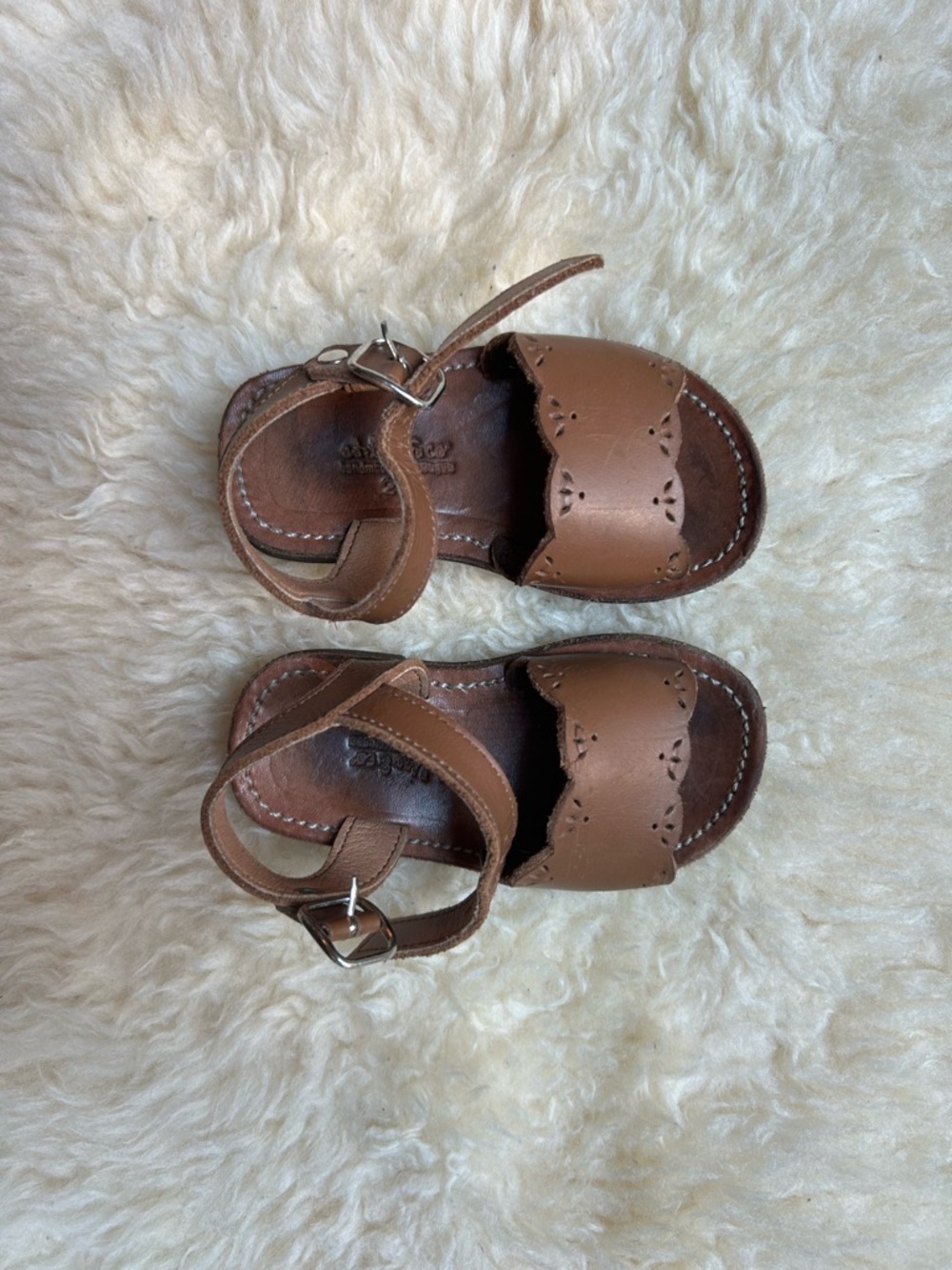 Bella toddler leather sandals